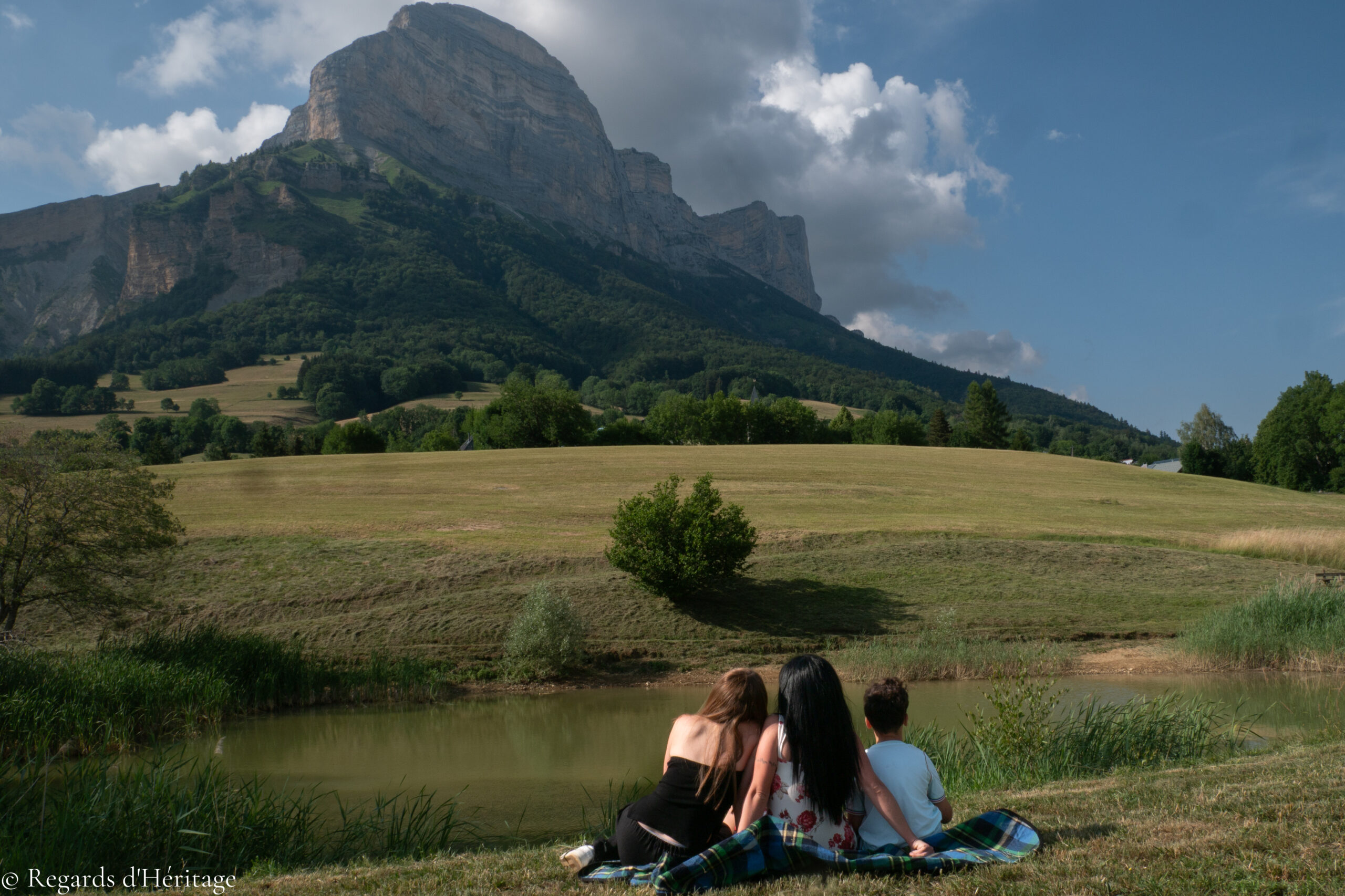 Famille en nature